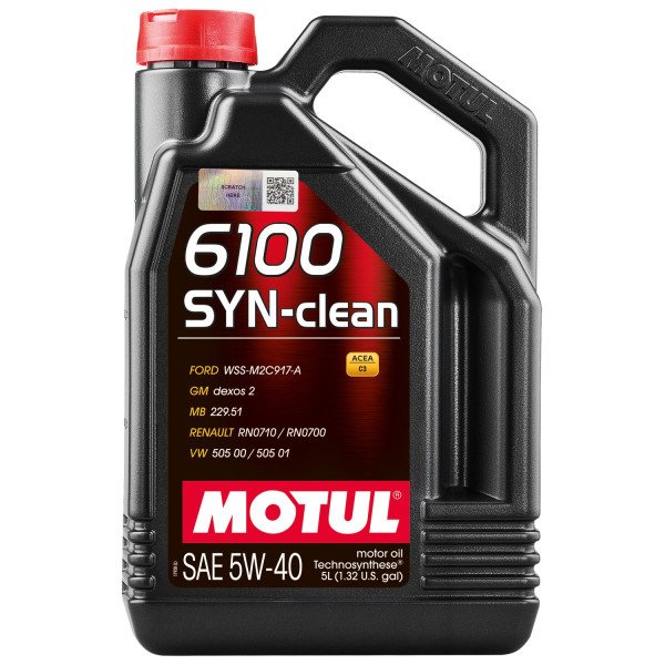 Motul 6100 Syn-clean 5W-40 5л