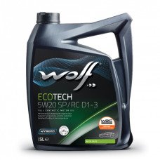 Wolf Ecotech 5W-20 SP/RC D1-3 5л