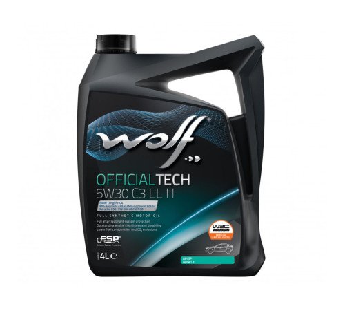 Wolf OfficialTech 5W-30 C3 LL III 4л