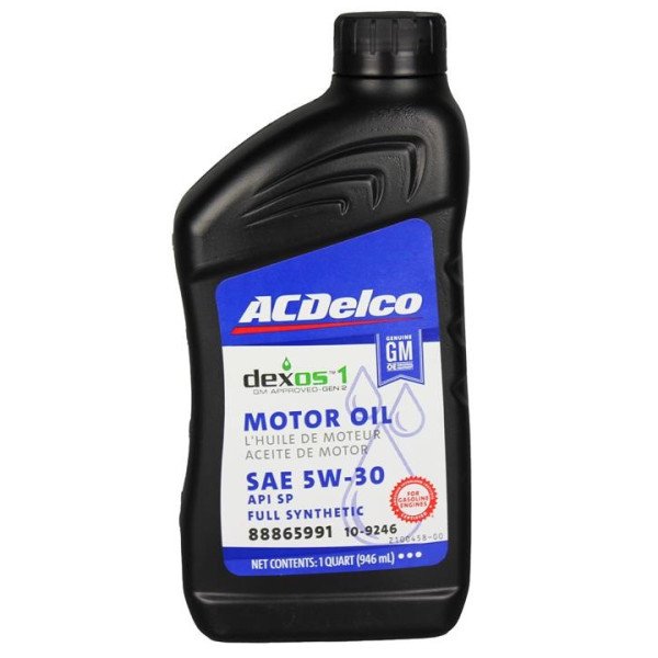 ACDelco Dexos1 Gen2 Full Synthetic Motor Oil 5W-30 0.946л