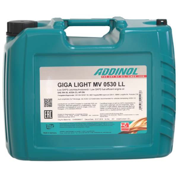 Addinol Giga Light MV 0530 LL 5W-30 20л