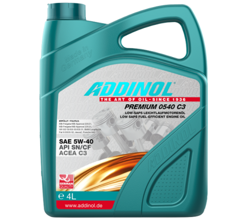 Addinol Premium 0540 C3 5W-40 4л