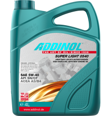 Addinol Super Light 0540 5W-40 4л