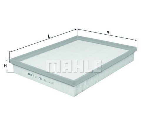 Повітряний фільтр Mahle LX 735 Повітряний фільтр Mahle LX 735