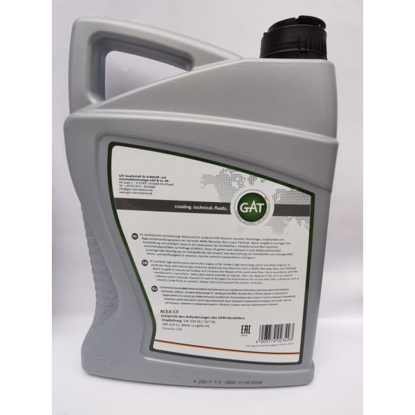 GAT Engine Oil 5W-30 Longlife III 4л