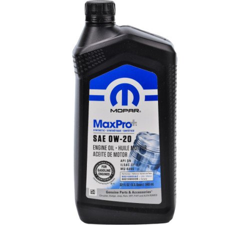 Mopar MaxPro 0W-20 0.946л Mopar MaxPro 0W-20 0.946л