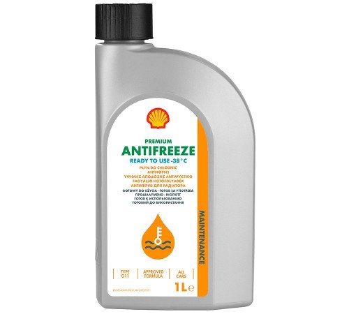 Shell Premium 774С G11 1л готовий антифриз 