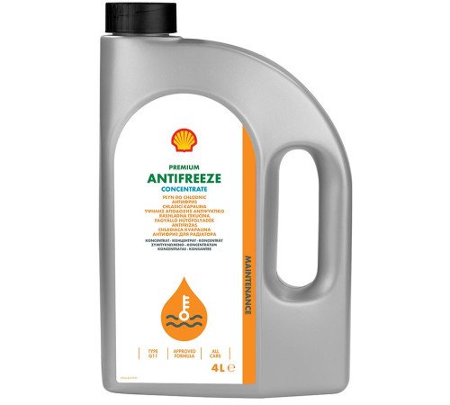 Shell Premium 774С G11 4л готовий антифриз 