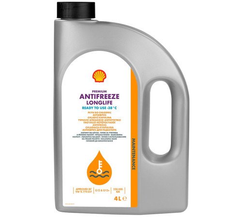 Shell Premium Antifreeze Longlife G12+ 4л