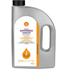 Shell Premium Antifreeze Longlife G12+ Concentrate 4л