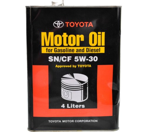 Toyota Motor Oil SN/CF 5W-30 4л Toyota Motor Oil SN/CF 5W-30 4л