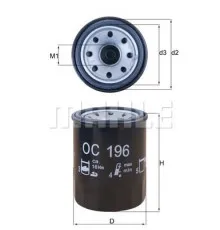 Фільтр оливи Mahle OC196